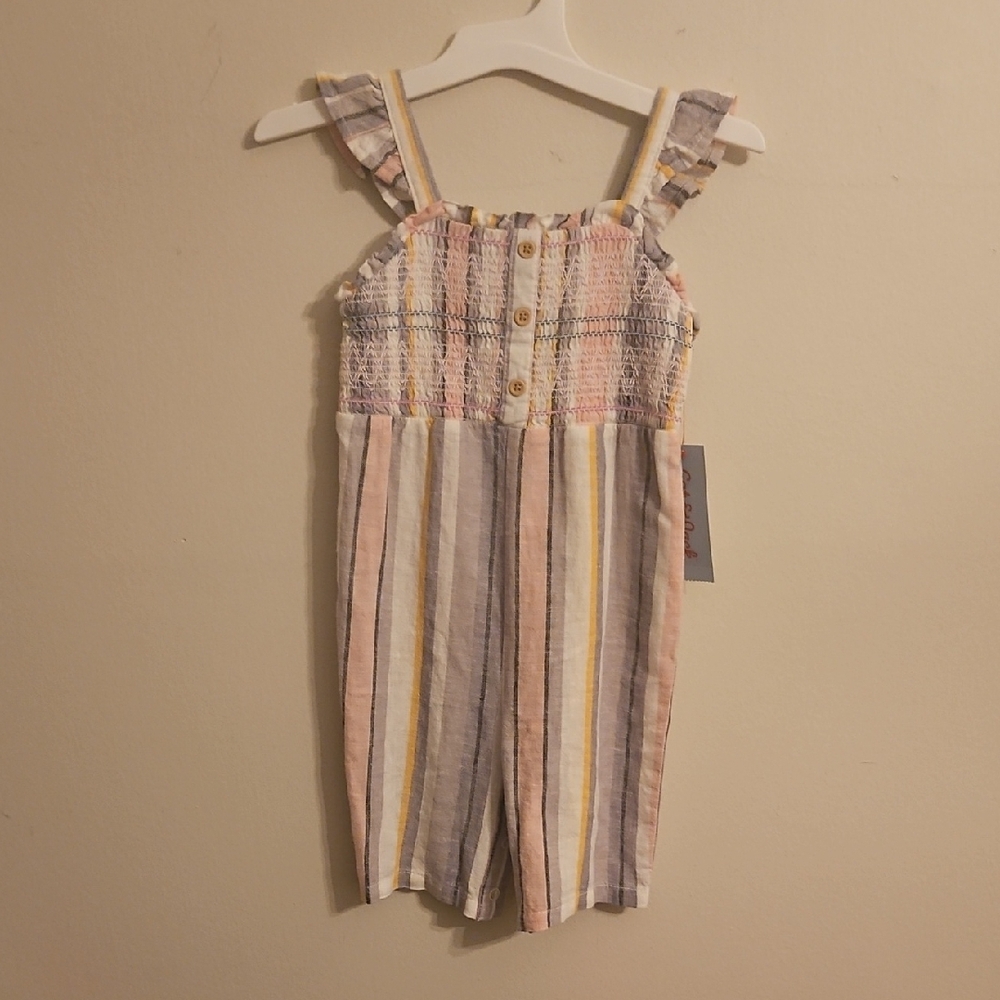 Striped Kids Jumpsuit